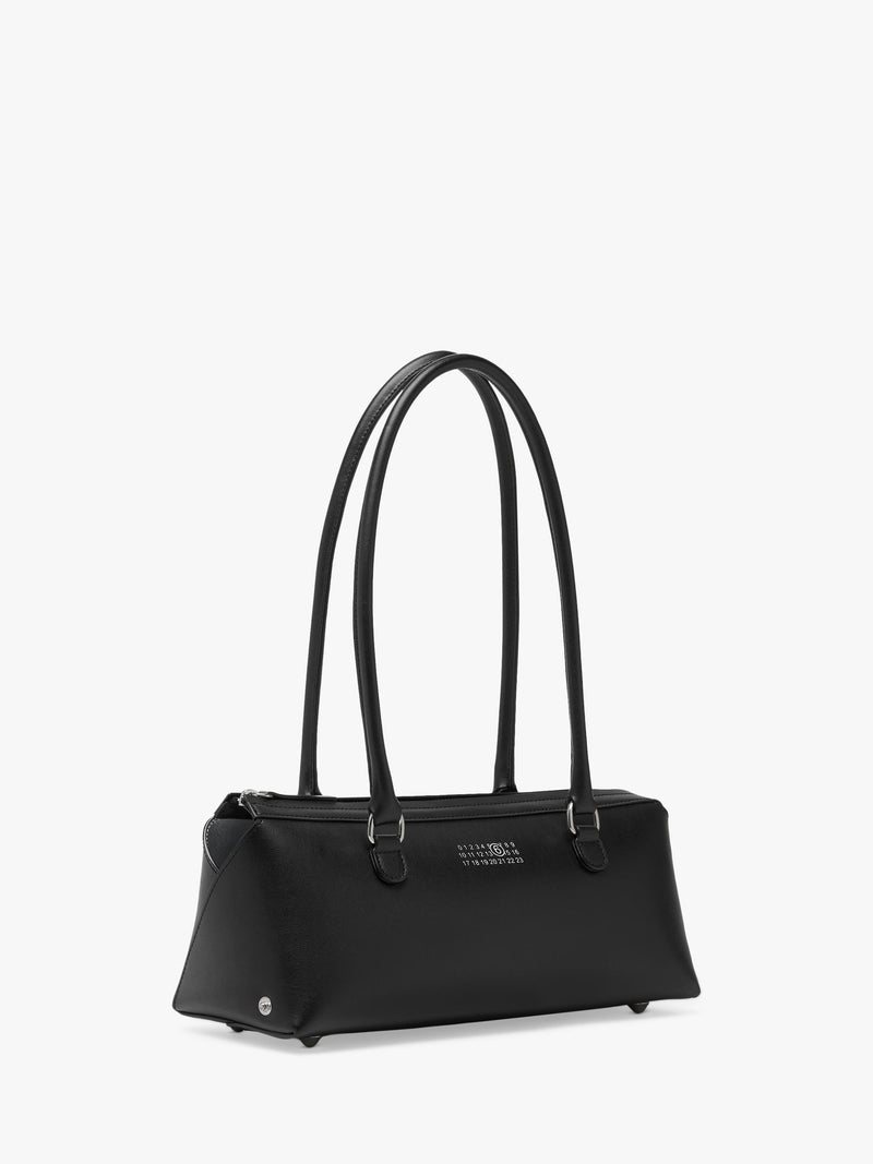 MM6 Maison Margiela Bauletto leather shoulder bag black (British brand)