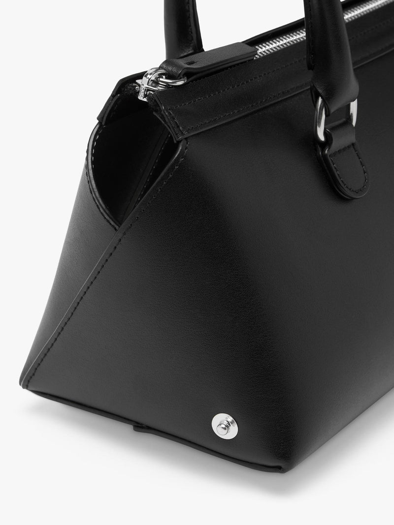 MM6 Maison Margiela Bauletto leather shoulder bag black (British brand)