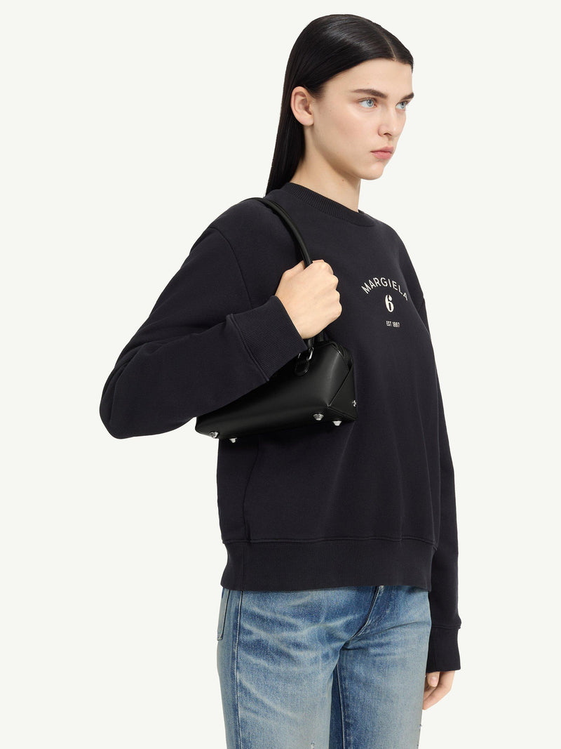 MM6 Maison Margiela Bauletto shoulder bag black, imported from the UK