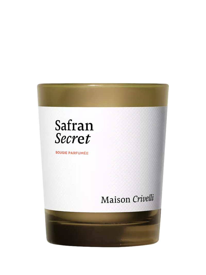 Maison Crivelli scented candle Safran Secret 190g, UK version