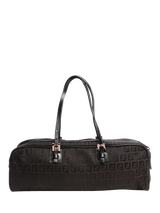 John Lewis Fendi Pre-loved Zucca Canvas Top Handle Bag, Brown- Buy online at McGrocer