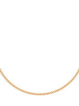 John Lewis Astrid & Miyu Bold Essential Curb Chain Necklace Gold 50cm- Buy online at McGrocer