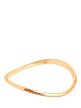 John Lewis Astrid & Miyu Wave Bangle Gold- Buy online at McGrocer
