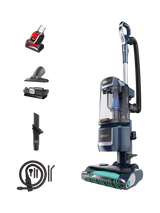 John Lewis Shark Detect XL LA790UKT Upright Vacuum Cleaner, Deep Navy / Silver- Buy online at McGrocer