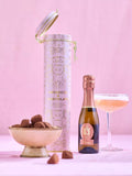 Cartwright & Butler gift tin with Prosecco and Truffles, UK version