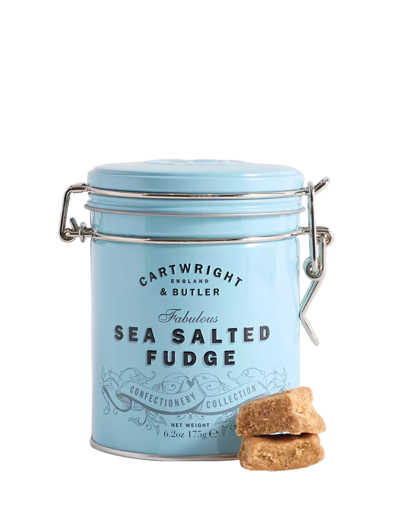 Cartwright & Butler Sea Salted Fudge Tin 175g, UK version