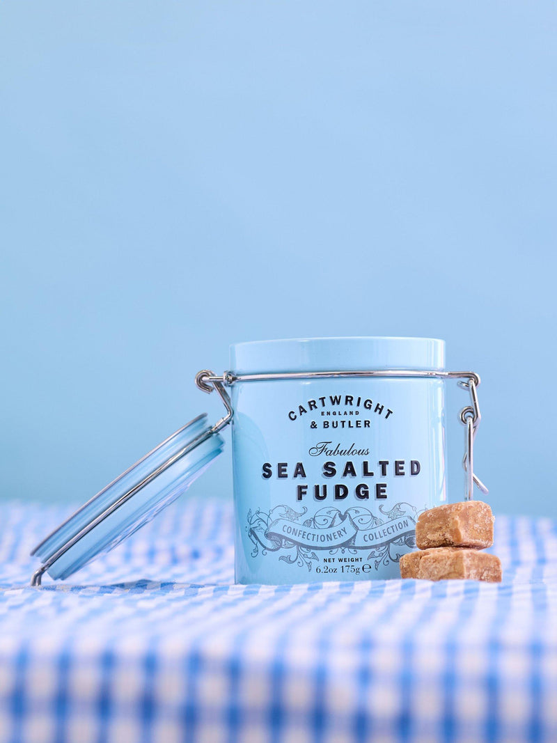 Cartwright & Butler Sea Salted Fudge Tin 175g, UK version