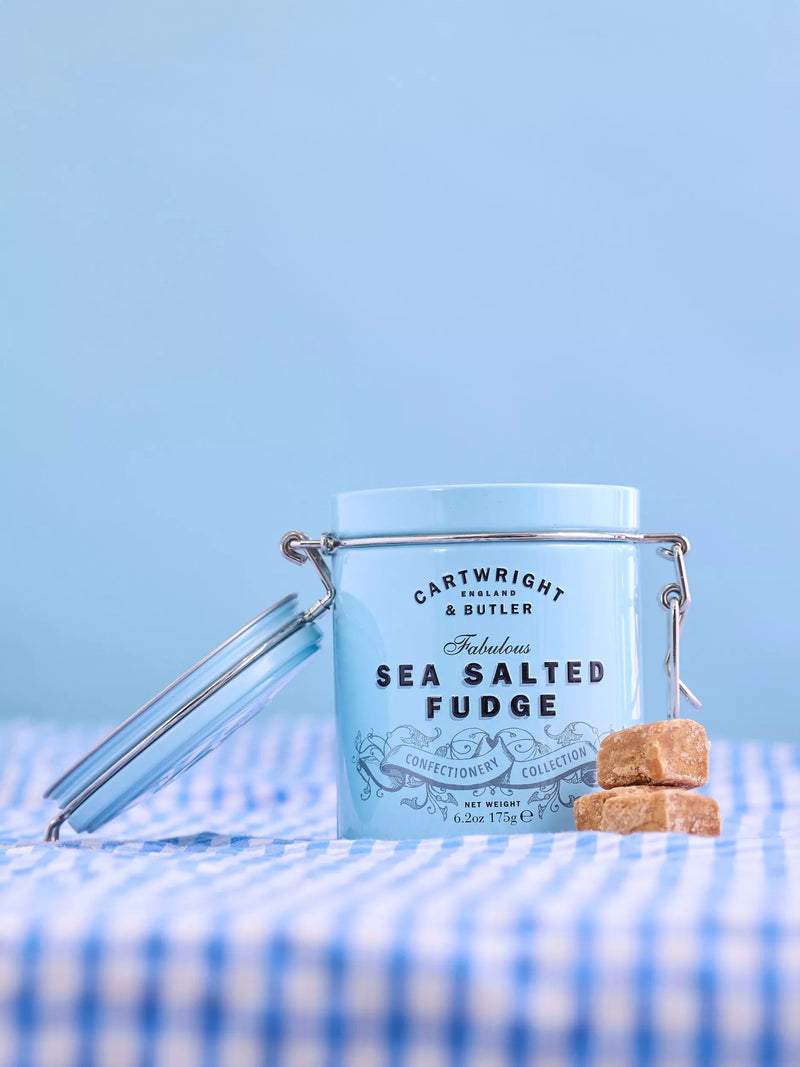 Cartwright & Butler Sea Salted Fudge Tin 175g, UK version