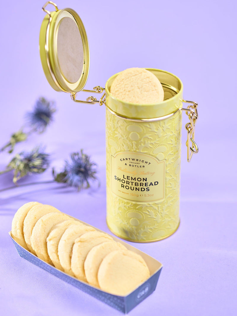 Cartwright & Butler Lemon Shortbread Rounds 150g - British product