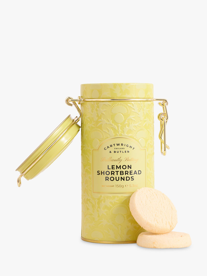 Cartwright & Butler Lemon Shortbread Rounds 150g - British product