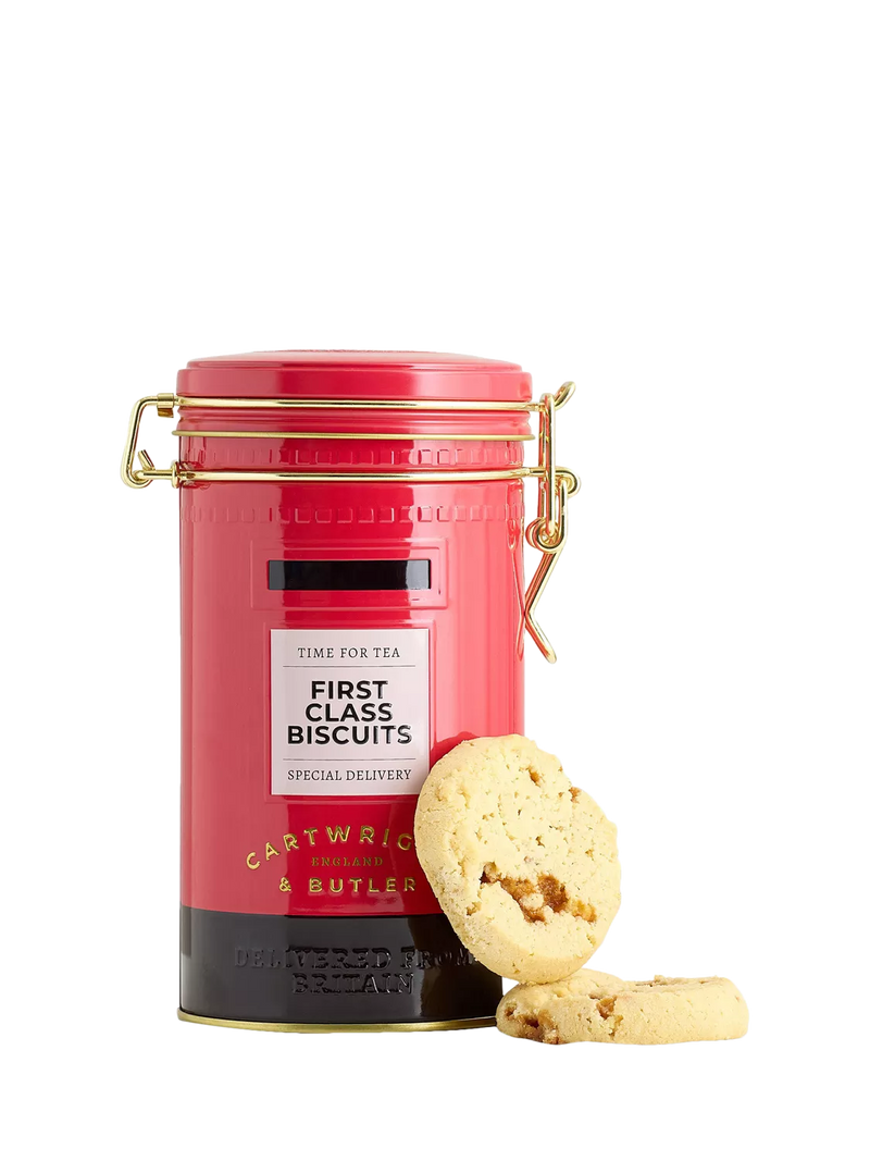 Cartwright & Butler salted caramel biscuit tin 200g, imported from the UK