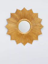 John Lewis John Lewis Celeste Sunburst Convex Wall Mirror Gold 68cm- Buy online at McGrocer