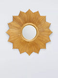 John Lewis sunburst convex wall mirror gold 68cm, imported from the UK