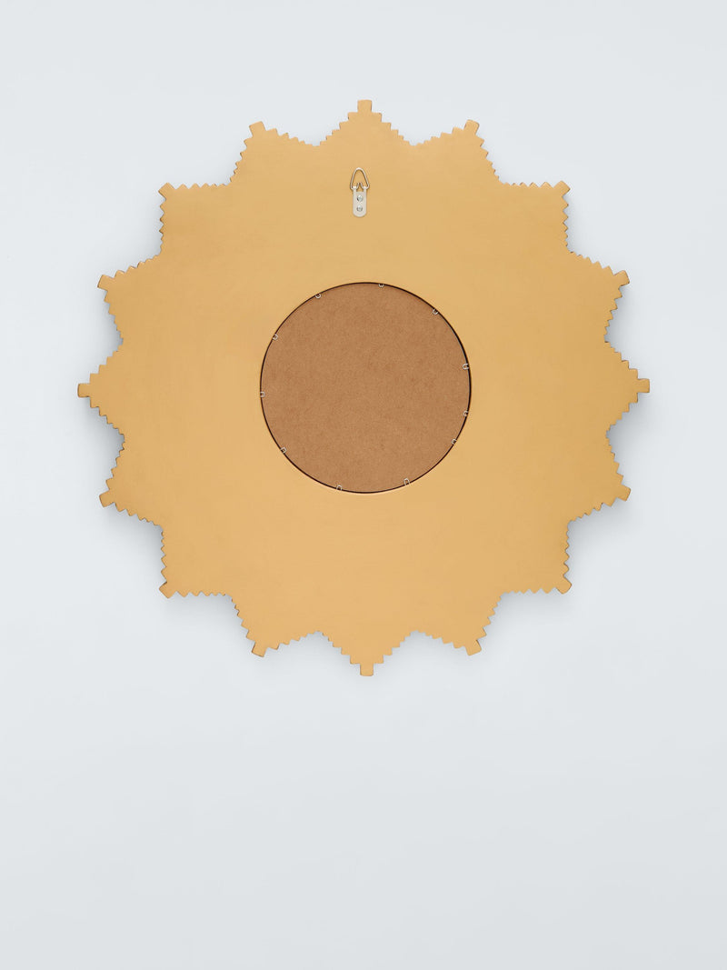 John Lewis sunburst convex wall mirror gold 68cm, imported from the UK