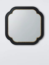 John Lewis John Lewis Heritage Wood Frame Wall Mirror Black 50x50cm- Buy online at McGrocer