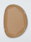 John Lewis mid-century circular wood wall mirror 75x55cm - British product