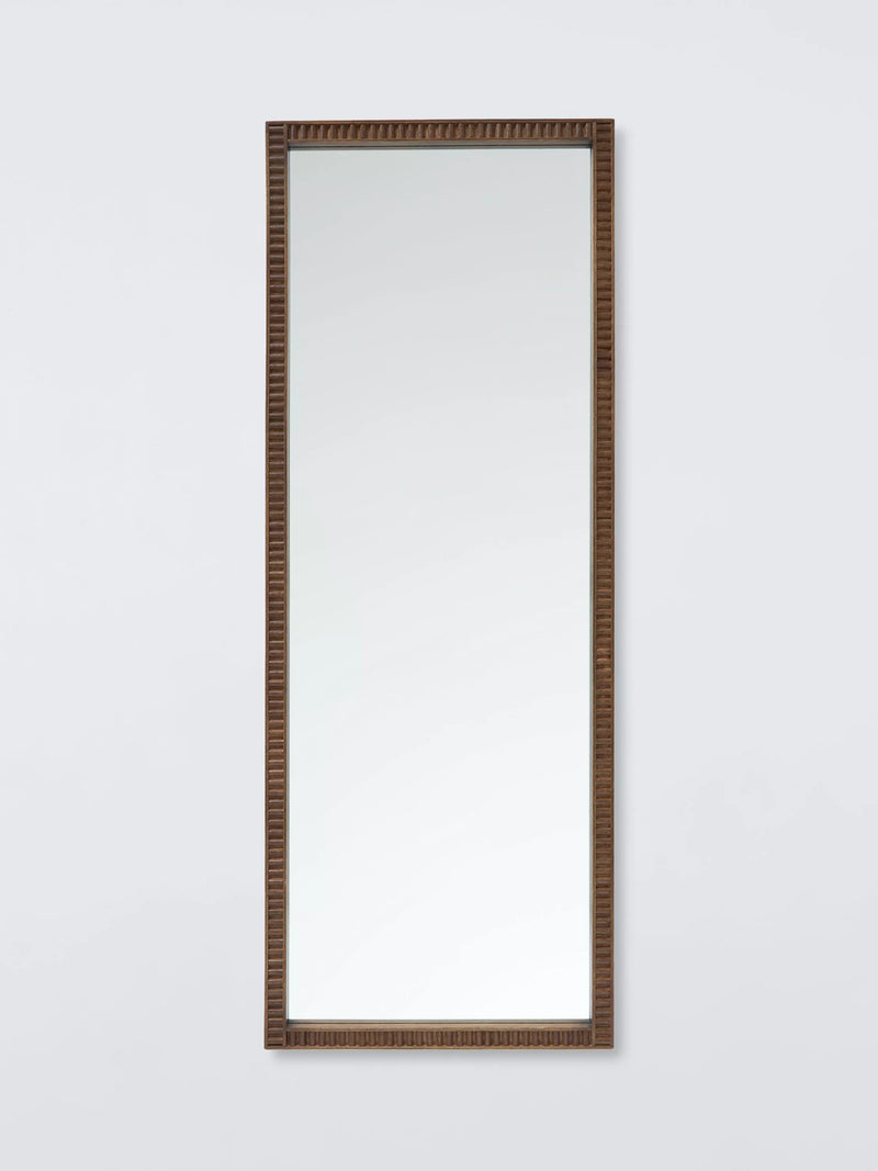 John Lewis full-length wall mirror walnut 160x60cm (British brand)