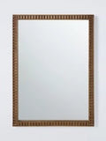 John Lewis step wood frame walnut wall mirror 70x50cm (British brand)