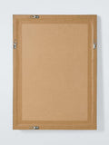John Lewis step wood frame walnut wall mirror 70x50cm (British brand)