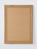 John Lewis step wood frame walnut wall mirror 70x50cm (British brand)