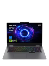 John Lewis Lenovo LOQ 17.3 Gaming Laptop - Intel Core i7, 16GB RAM, 1TB SSD, RTX 5070, Luna Grey- Buy online at McGrocer