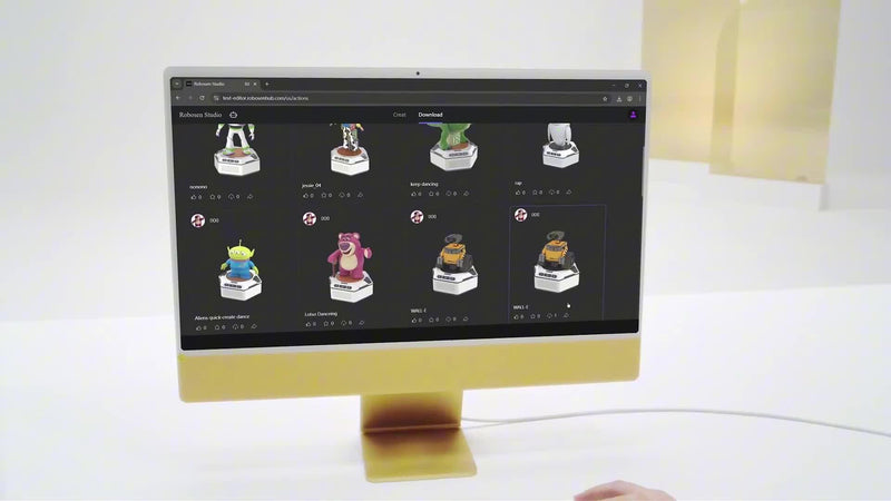 Robosen Disney Pixar WALL-E and EVE mini robots set (British brand)