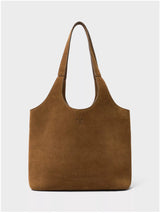 John Lewis Crew Clothing Leather Shoulder Bucket Bag, Tan- Buy online at McGrocer