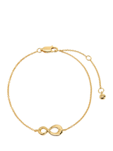 John Lewis Monica Vinader Infinity Chain Bracelet Gold- Buy online at McGrocer