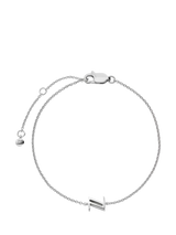 John Lewis Monica Vinader Initial Z Chain Bracelet Silver- Buy online at McGrocer