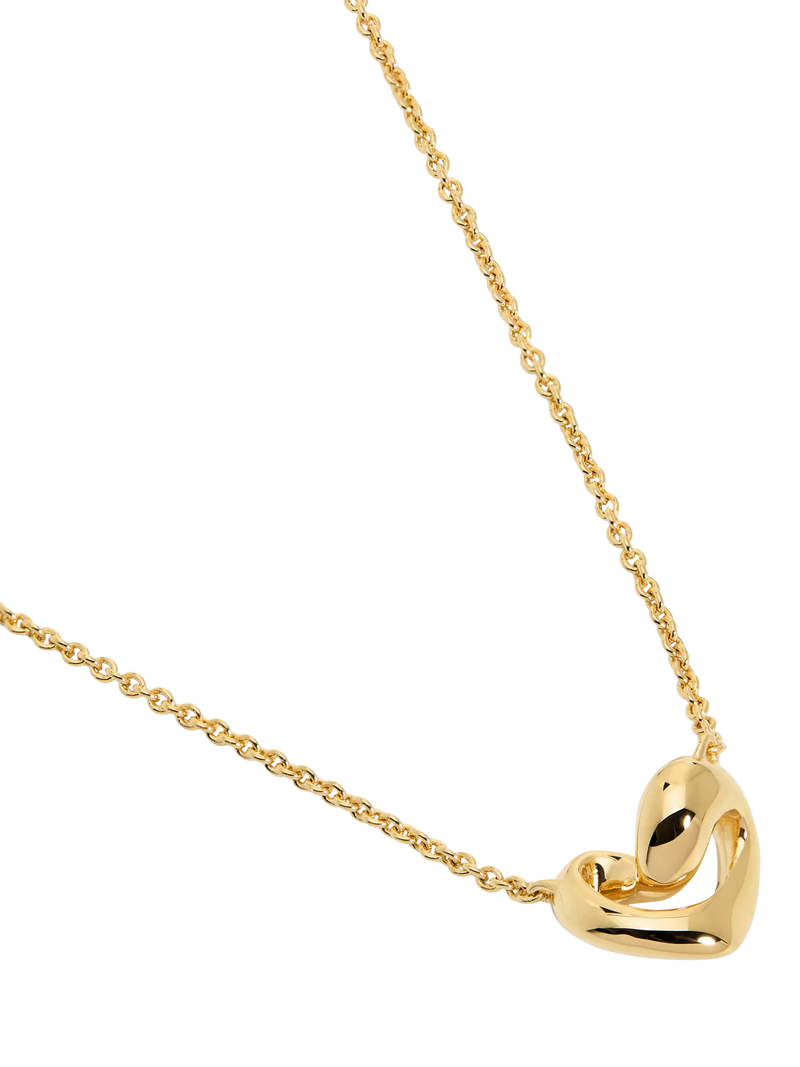 Monica Vinader Infinity Heart Necklace in Gold, UK version