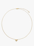 Monica Vinader Infinity Heart Necklace in Gold, UK version