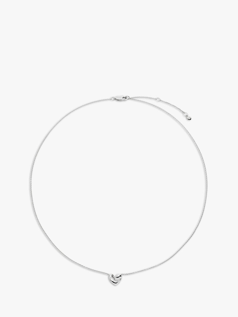 Monica Vinader Infinity Heart pendant necklace silver - British product
