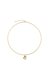 John Lewis Monica Vinader Infinity Heart Snake Chain Pendant Necklace in Gold- Buy online at McGrocer