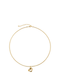 Monica Vinader Infinity Heart pendant necklace gold vermeil, imported from the UK