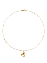 John Lewis Monica Vinader Infinity Heart Gold Pendant Necklace- Buy online at McGrocer