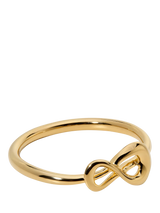 John Lewis Monica Vinader Infinity Ring Gold- Buy online at McGrocer