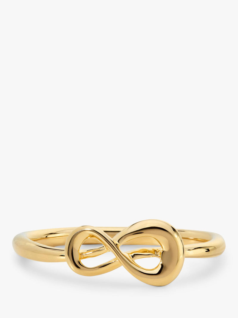 Monica Vinader infinity ring in gold (British brand)