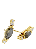 DPT Antwerp stud earrings quartz diamond, imported from the UK