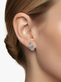 DPT Antwerp diamond fan stud earrings, imported from the UK