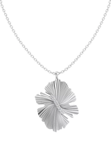 John Lewis DPT Antwerp Diamond Fan Pendant Necklace White Plated- Buy online at McGrocer