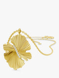 DPT Antwerp diamond fan pendant yellow gold plated, UK version