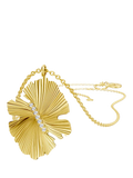 DPT Antwerp diamond fan pendant yellow gold plated, UK version