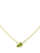 John Lewis DPT Antwerp Peridot and Diamond Pendant Necklace, Yellow Gold Plated- Buy online at McGrocer