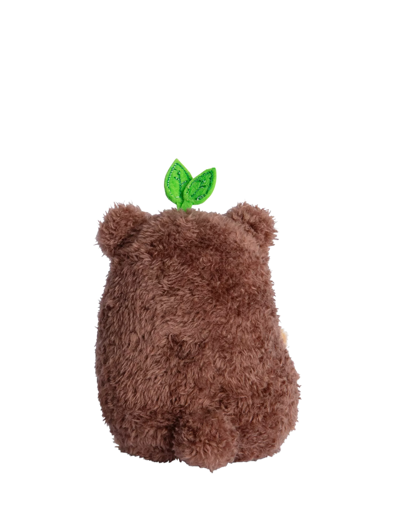 Noodoll Brownie Bear Ricespud soft toy (British brand)