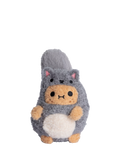 Noodoll Grey Squirrel Ricespud soft toy, UK version