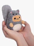 Noodoll Grey Squirrel Ricespud soft toy, UK version