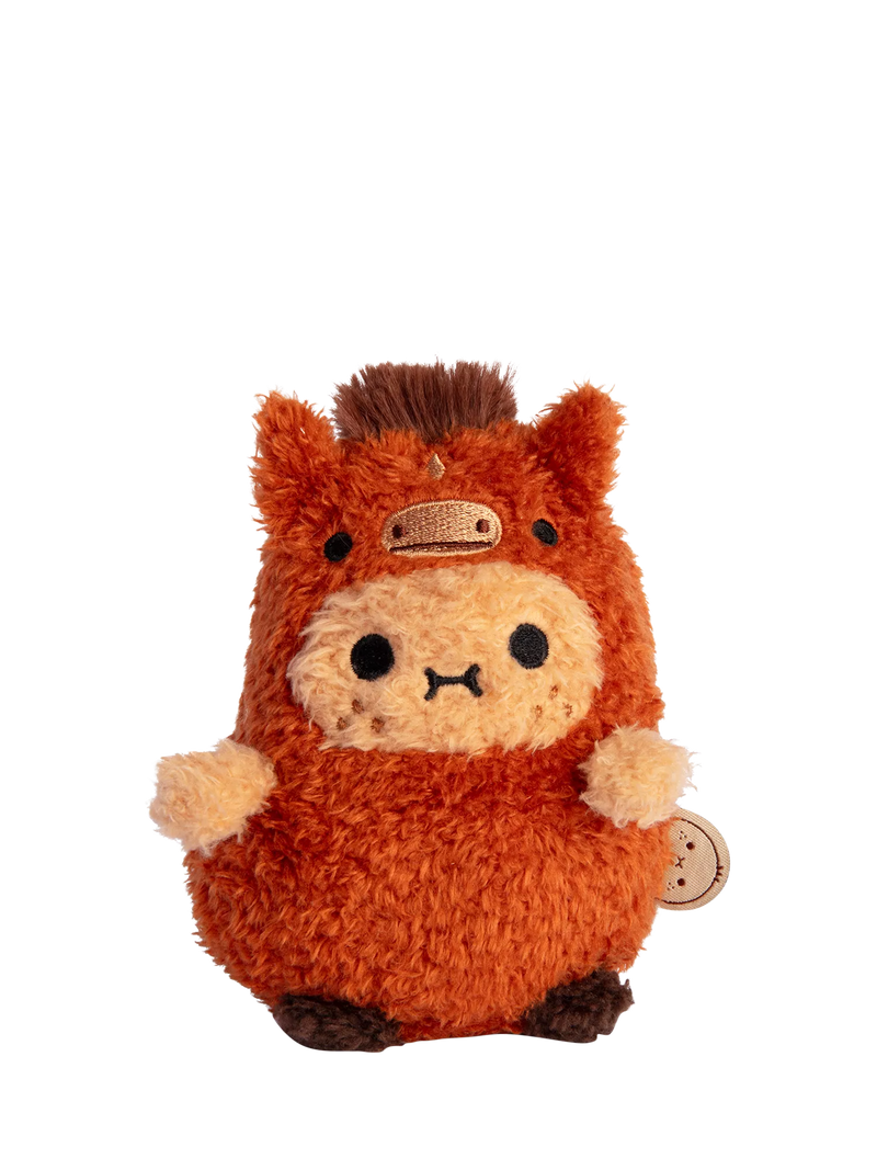 Noodoll Horsey Ricespud soft toy 13cm, imported from the UK