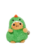 Noodoll Ricespud Ricedino soft toy, green dinosaur plush (British brand)