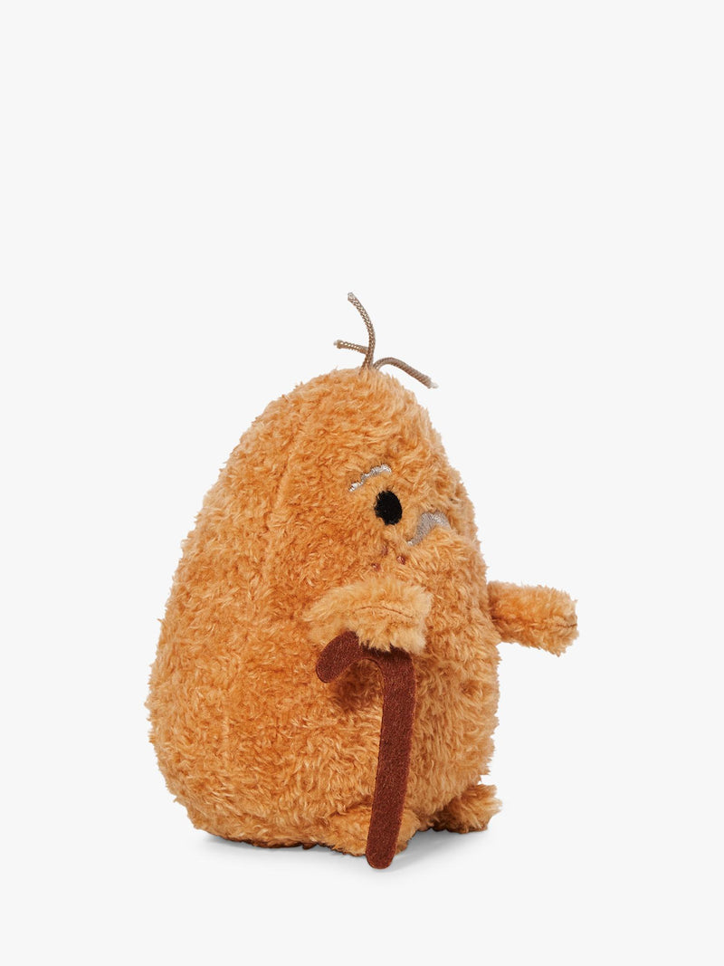 Noodoll Ricespud Grandpa soft toy beige plushie - British product