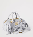 Miu Miu Arcadie top-handle bag in nappa leather, UK version